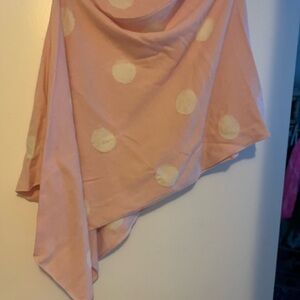 Pink Polka Dot Shawl